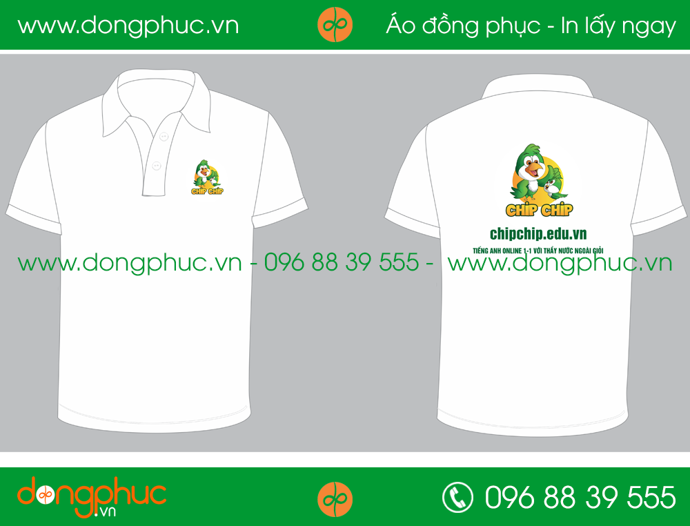 Áo phông đồng phục Chíp Chíp
